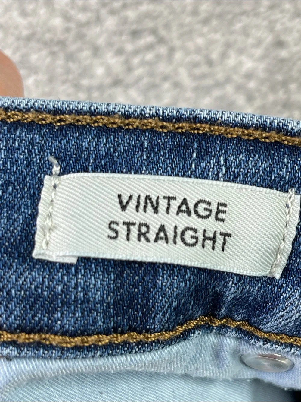 J.Crew Vintage Straight Jeans Women Size 24 Light Wash Mid Rise Stretch Denim